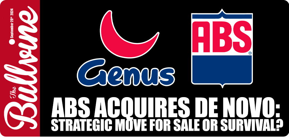 ABS Global acquisition, De Novo acquisition, Genus PLC strategy, swine technology investment, protein production efficiency, ABS Global layoffs, URUS STgen competition, dairy genetics market, strategic business consolidation, ABS Global future plans