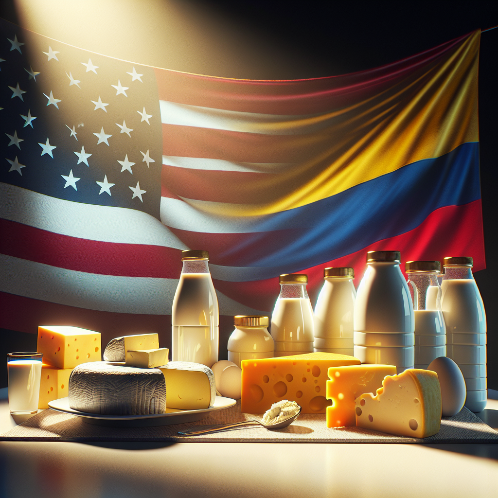 U.S. dairy exports, Colombia milk powder tariffs, USDEC NMPF response, dairy industry protectionism, U.S. milk powder subsidies, Colombian trade barriers, economic impact dairy sector, international dairy market, dairy export statistics, U.S. Colombia trade relations.