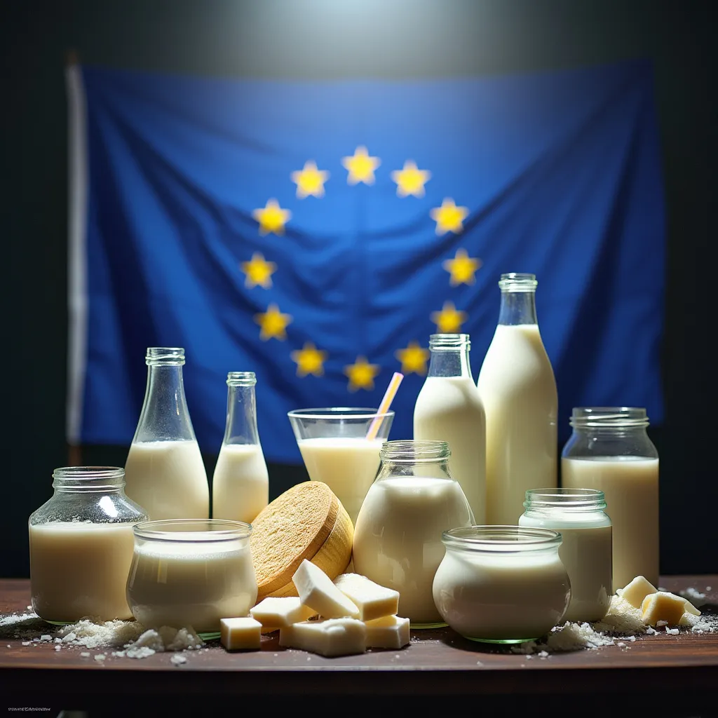 European milk production, dairy market trends, Bluetongue disease impact, milk supply chain challenges, dairy farmer economic struggles, rising dairy prices, European butter costs, cheddar Gouda price increase, global dairy market implications, U.S. milk product competitiveness.