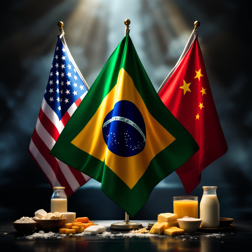 Brazil, Belt and Road Initiative, China trade relations, U.S. EU trade dynamics, agricultural investments, dairy industry challenges, geopolitical strategy, international market access, economic sustainability, trade partnerships